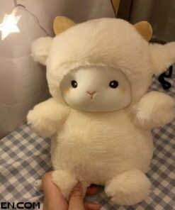 Thú Nhồi Bông Hình Lạc Đà alpaca Siêu Dễ Thương 25cm